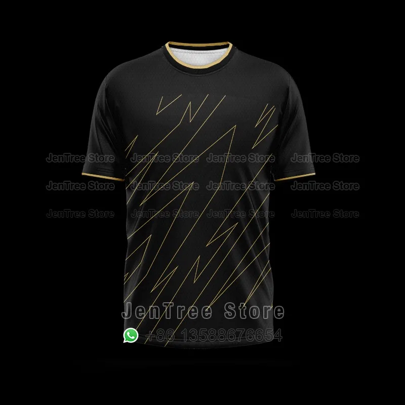 Men Retro Jersey T-Shirt Women Sports Top Children Casual Short-Sleeved T-Shirt High-Definition Printing Breathable Shirt