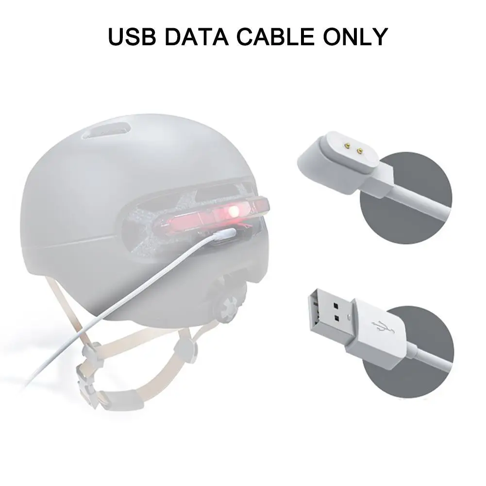 Kabel pengisi daya untuk Smart4u SH50 SH55M pengisi daya magnetik untuk LIVALL BH51T BH51M BH50T BH50M BH60SE helm sepeda pintar L0X8