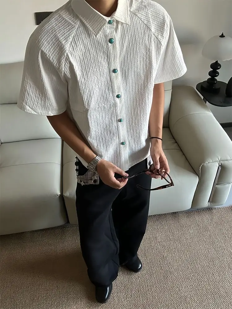 

Short-sleeved Shirts, Men's Summer Pleats, Textures, Sunscreen Shirts, Jackets, Short-sleeved T-shirts