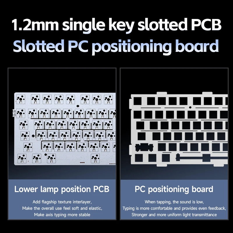 MCHOSE G75 Pro Mechanical Keyboard Tri-Mode Wireless Bluetooth Hot Swap Gasket Structure E-sports Gaming Keyboards Customized