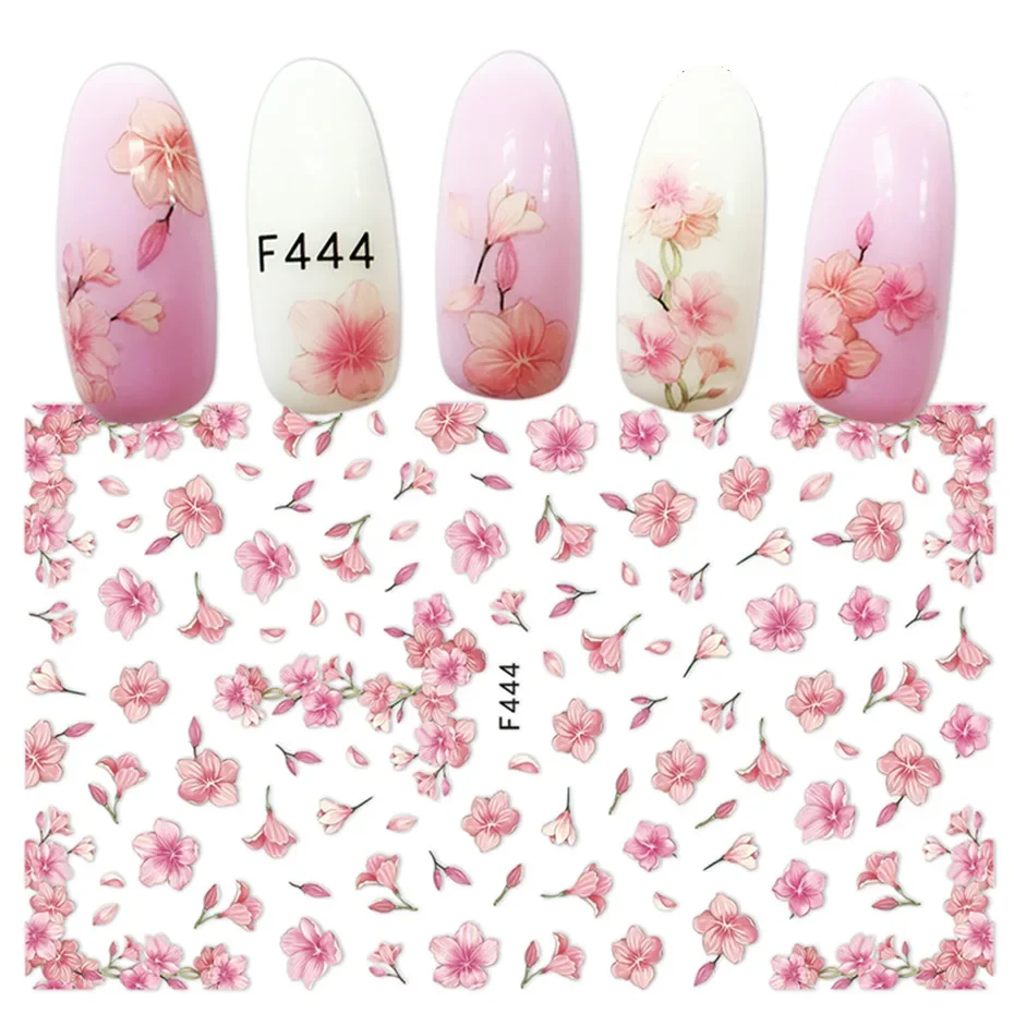 3D Flower Stickers nail decals decoration stickers for nails