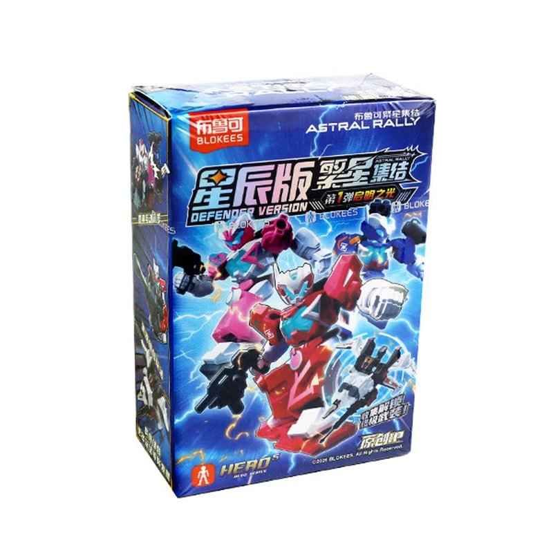 Bloks Astral Rally Vol 1 Full Case Blind Box Mystery Box Buildable Mecha Action Figure With Hidden Secret Gift For Hobbyists