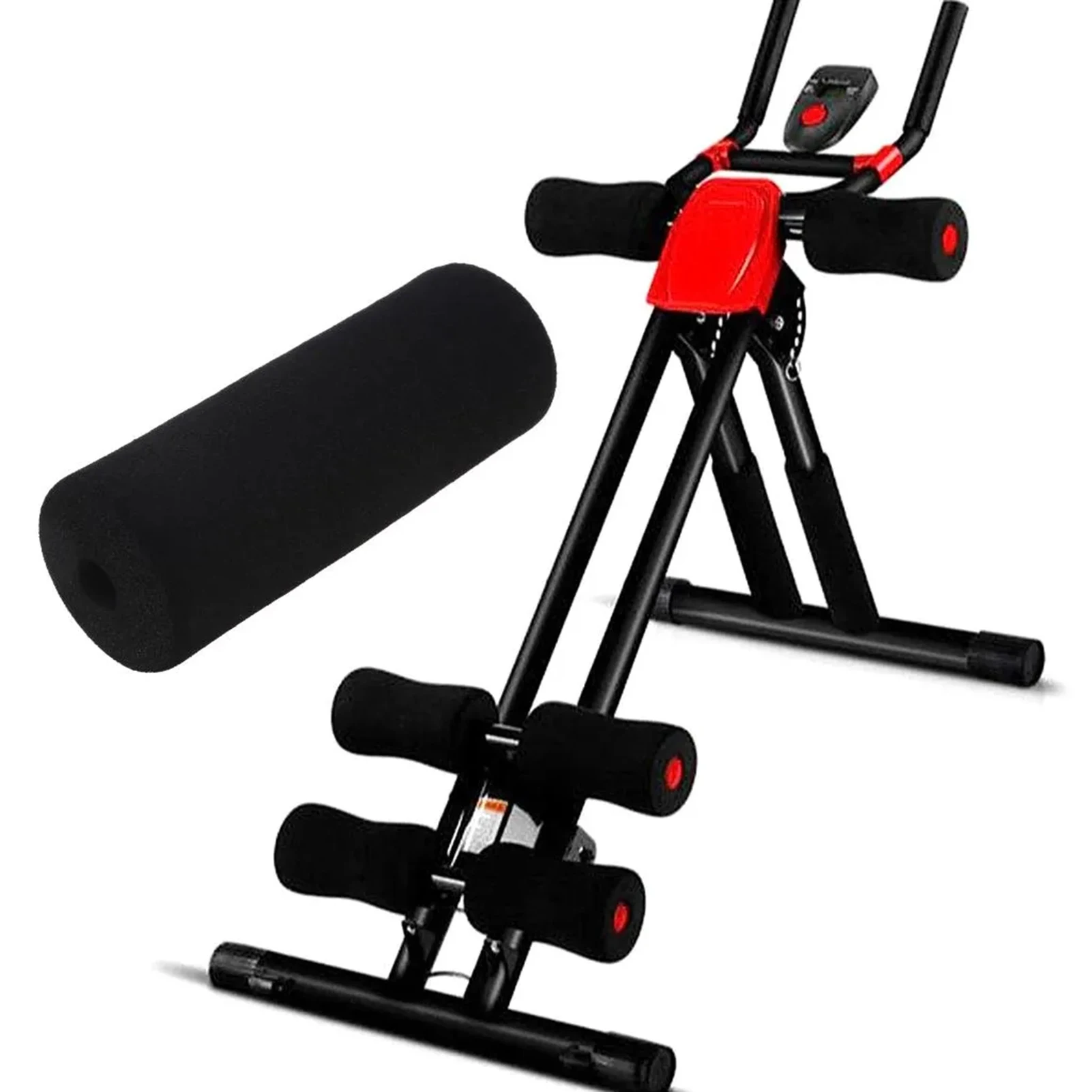 Almohadilla de rodillo de espuma para piernas, tubo de máquina, almohadilla de tubo amortiguador, prensa de banco, espuma para reemplazar el equipo de ejercicio de gimnasio, solo almohadilla de espuma