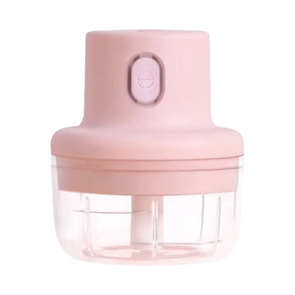 Electric Garlic Chopper Mini Portable Veggie Chopper USB Onion Chopper Small Food Processor for Garlic Ginger Chili Fruit