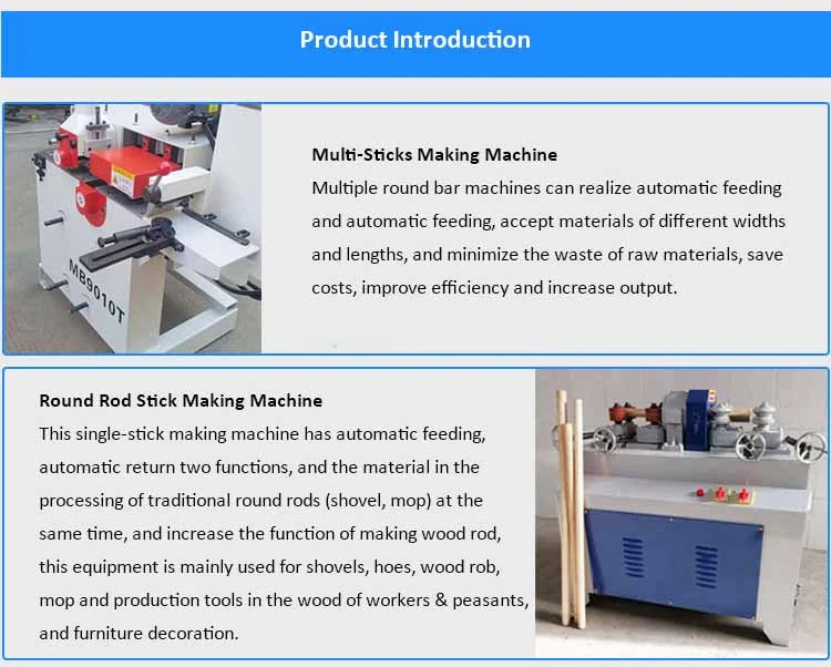 Automatic Round Stick Machine To Make Broom Handle Wood Stick Threading Machine Wood Screw Making Machine For Sale