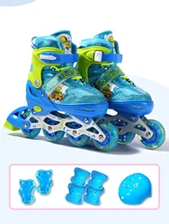 Easy Star Sports Wind 1 pair of men's and women's beginner adjustable size skates PU inline outdoor recreational sports roller s