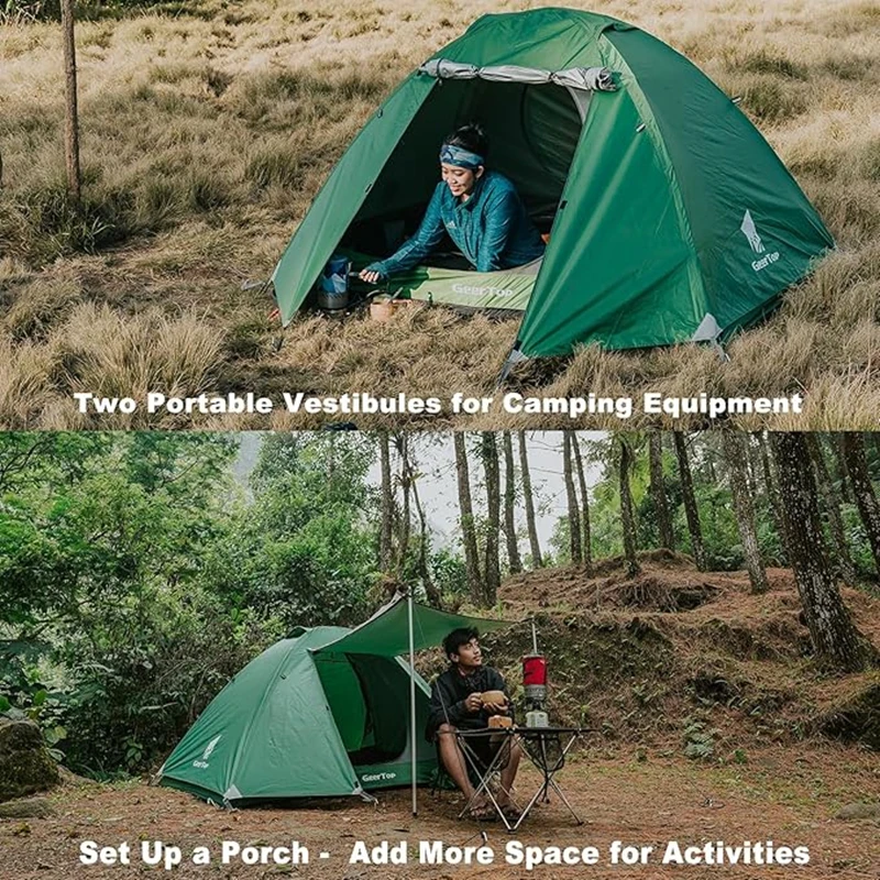 hot tent Backpacking ultralight tent cloud up pro lanshan 2 pro for 3 Season Waterproof Backpack Tent with Vestibule Double Wall