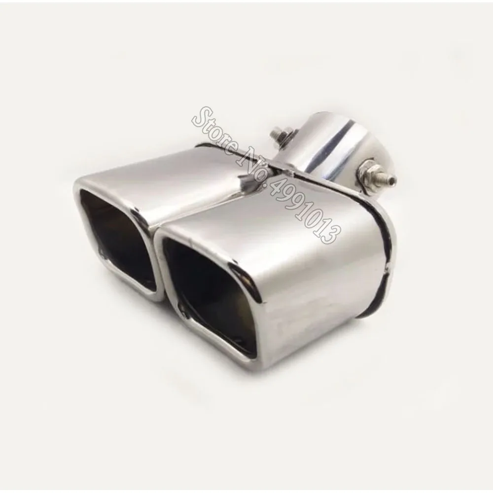 For Isuzu D-MAX DMAX 2021 2022 2023 2024 Car Body Cover Muffler Exterior Back End Pipe Dedicate Exhaust Tip Tail Outlet Ornament