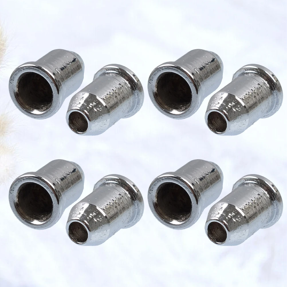 

30 PCS Winding Buckle Through Body Ferrules for Bass Electric Guitar Accessories Silver