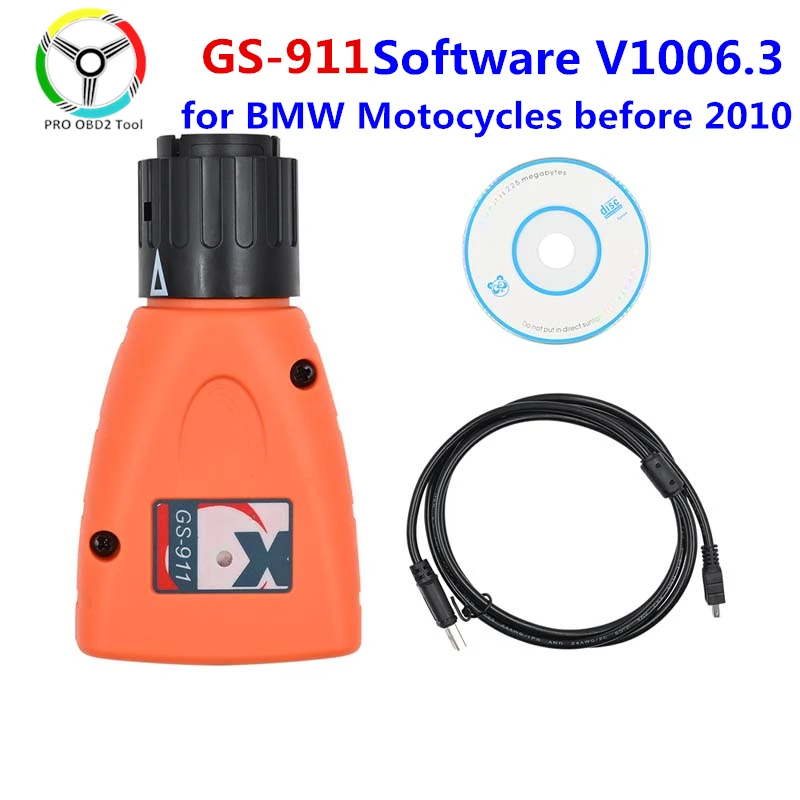 GS-911 V1006.3 Diagnostic Tool for BMW Motorcycles Emergency Scanner GS911 Professional Engine Analyzer