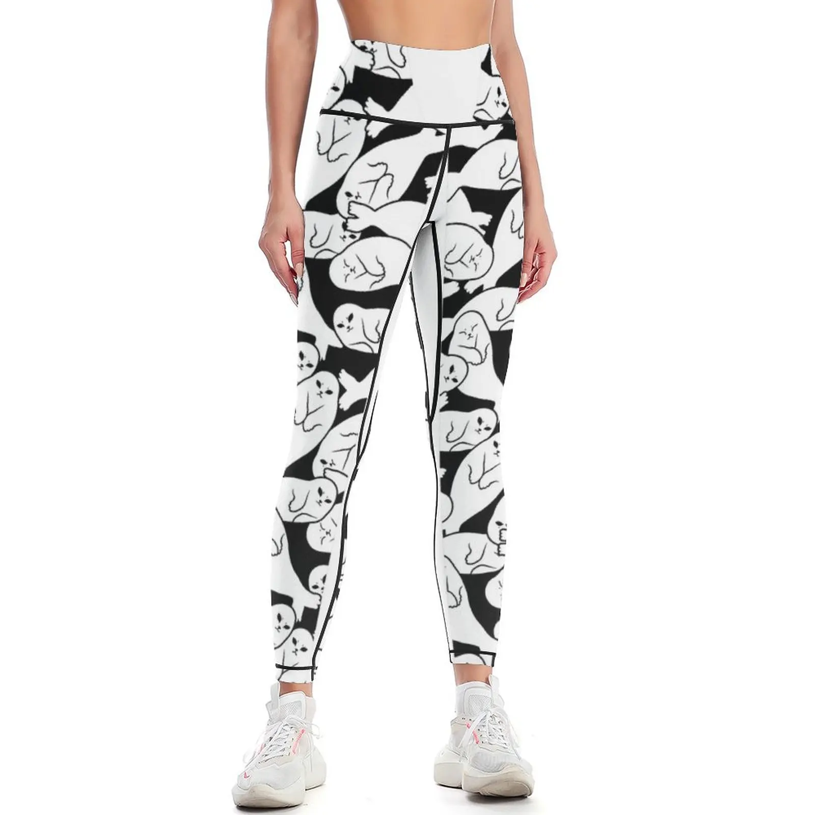 

Baby Seals (might be evil) Leggings sports for gym Golf wear sports for push up Womens Leggings