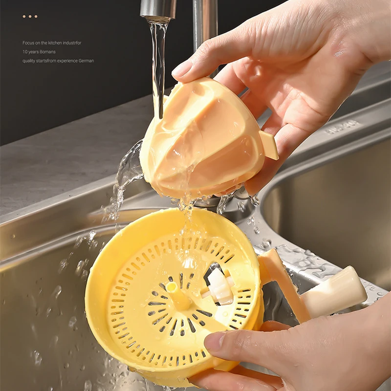 عصارة حمضيات يدوية مع مستخلص عصير دوار كرنك ماكس لقطع الجريب فروت ذات سعة كبيرة مع مقياس #5