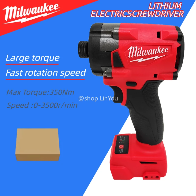 Milwaukee 18v brushless impact driver High efficiency 300Nm torque lithium battery impact driver electric power tool
