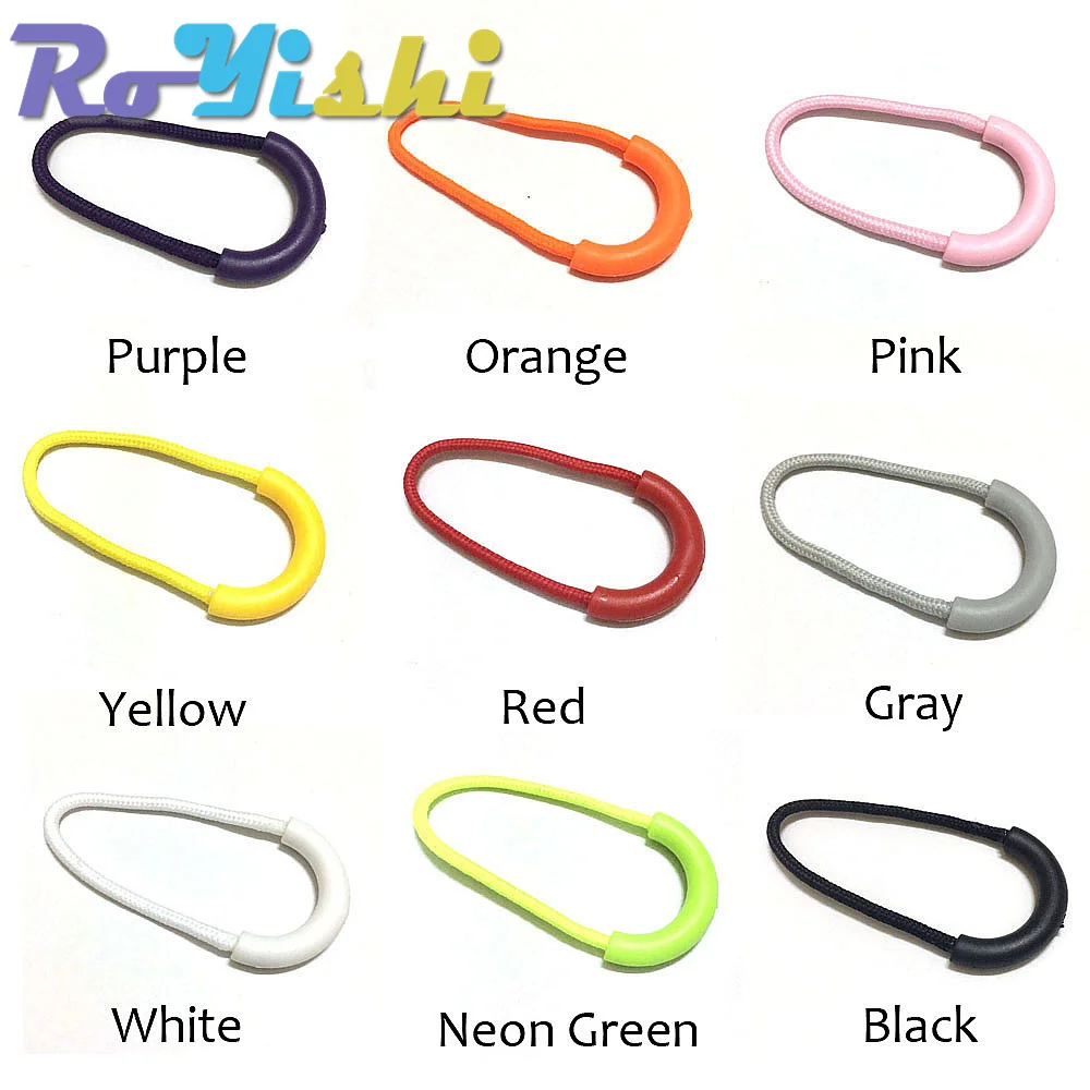 10 шт./упаковка, разноцветный U-образный шнур на молнии