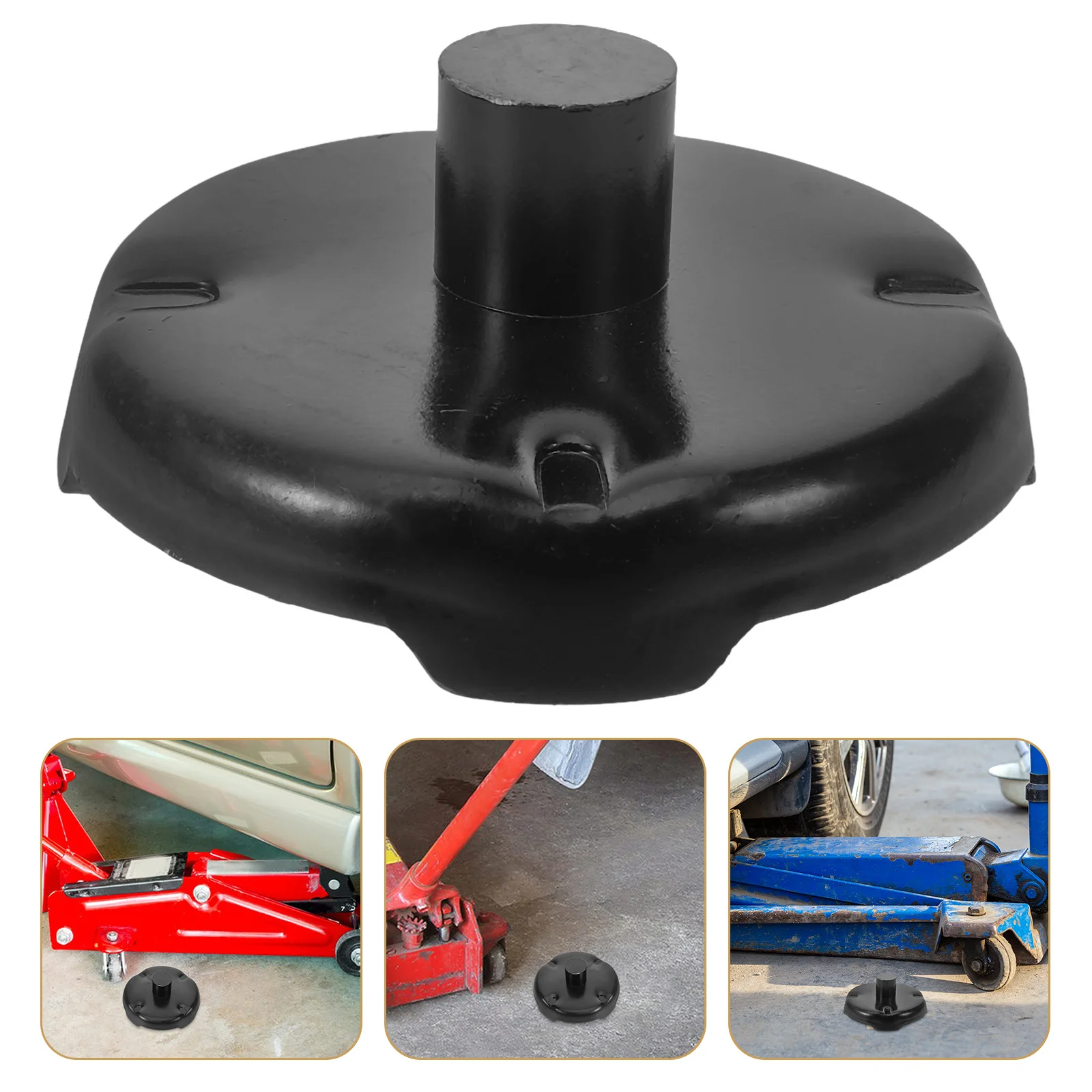 

Hydraulic Jack Pad Heavy Duty Steel Horizontal Design for Vehicle Lifts Rv Trailer Floor Jack Protector Adapter