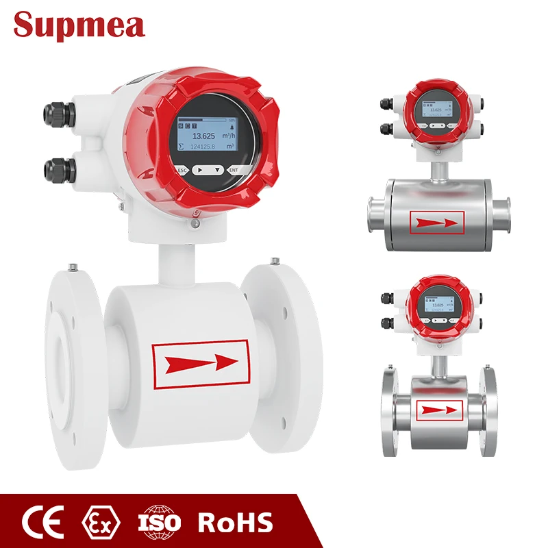 NEW Custom Ex-rated Oil Fuel Flow Meter Electromagnetic Flowmeter for Industrial Wastewater