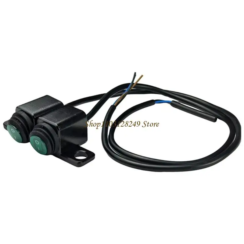 

N5KD Handlebar Mount Integrated Headlight Light Switches LED for Bikes