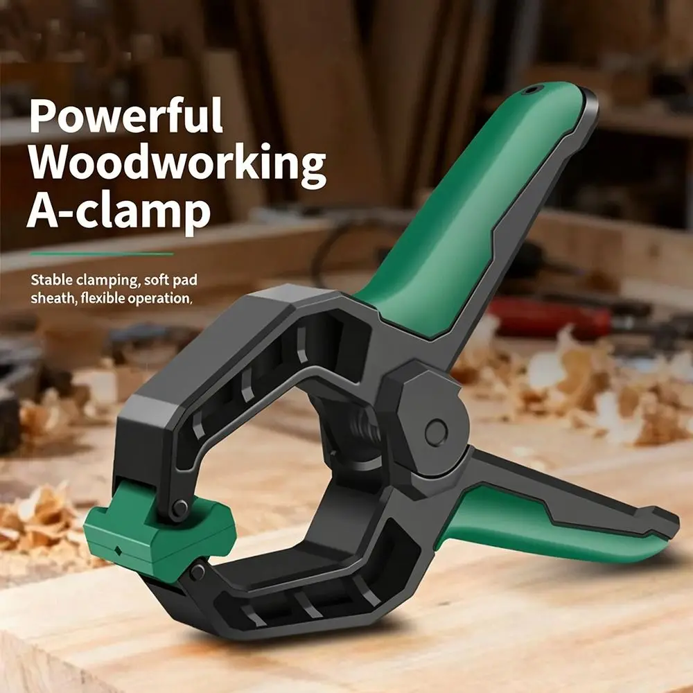 Useful Plastic Quick Clamp Non-slip Handle Multi-Purpose Heavy Duty Locking Pliers Spring Clamps Fixing Tools Hand Tool