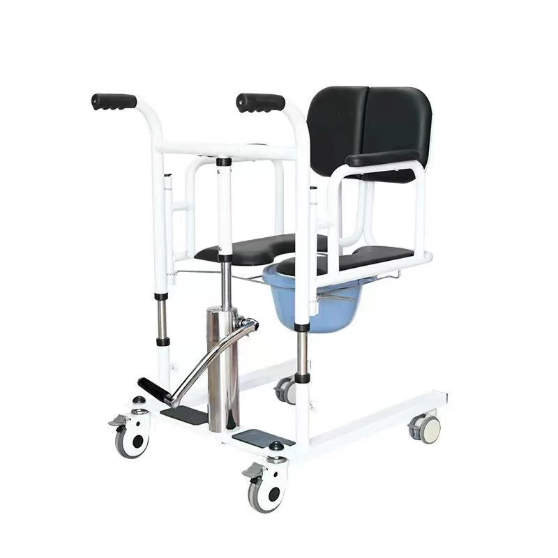 

Elderly Transport Transfer Chair With Toilet Patient Lift Chair