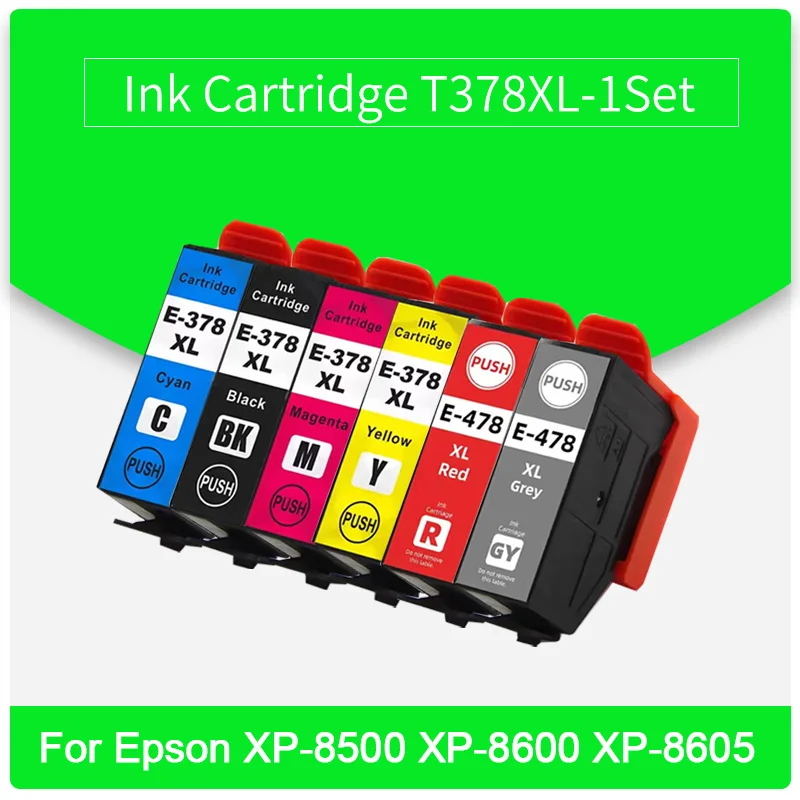 378XL T378XL T378 478XL Compatible Ink Cartridge for Epson XP-8500 XP-8600 XP-8605 XP8500 XP8600 XP8605 XP-15000 Printer Inks - view 6