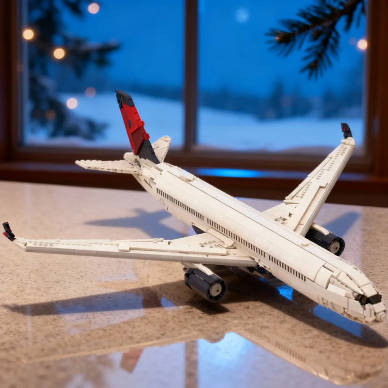 2675pcs MOC Creator Expert Delta Airbus Model Building Blocks Construction Toy Christmas Gift Idea DIY Creative Kids Assemble