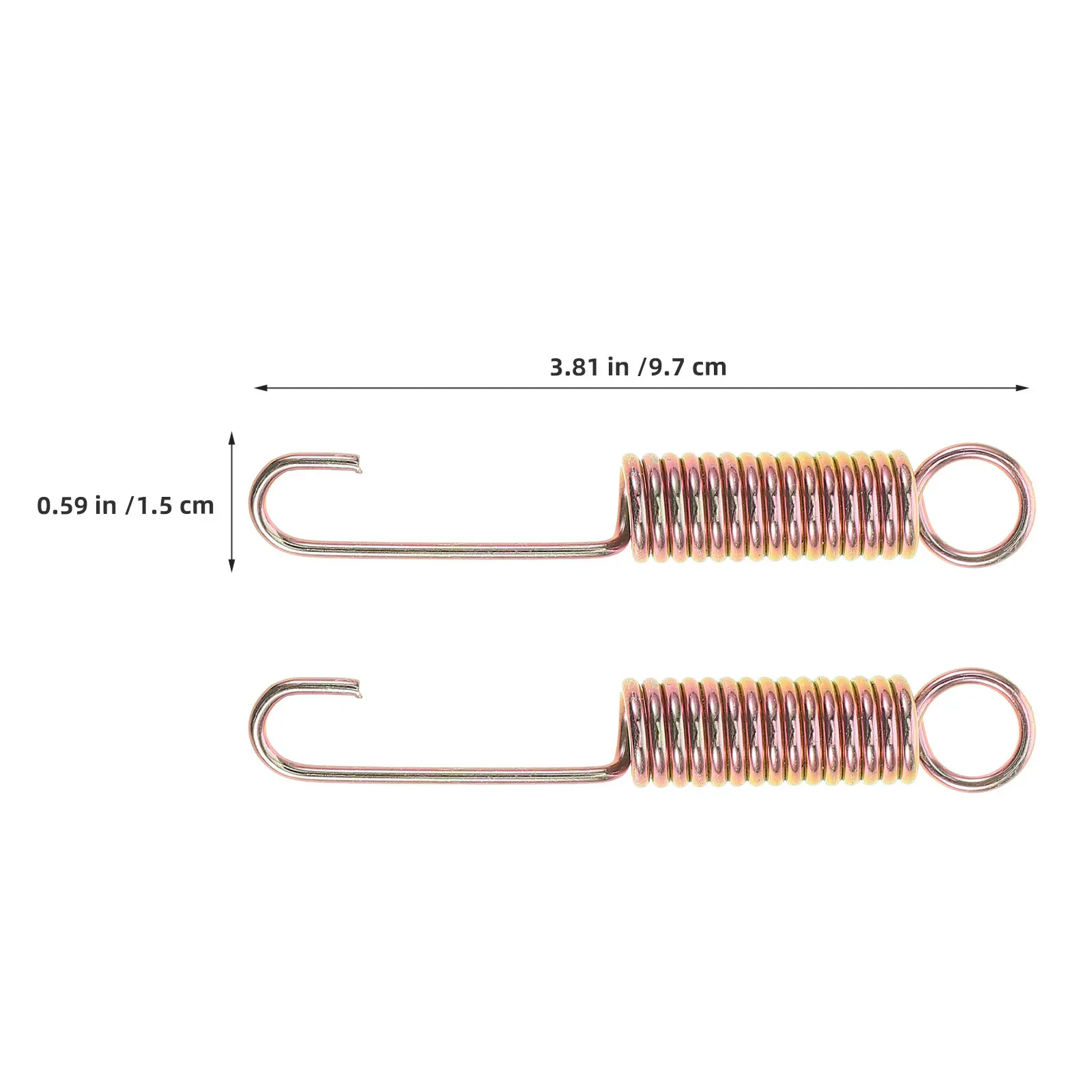 2Pcs Motorcycle Kickstand Spring Metal Side Stand Replacement Kit Dirt Bike Scooter Atv Vibration Absorbing Brake Spring view 2