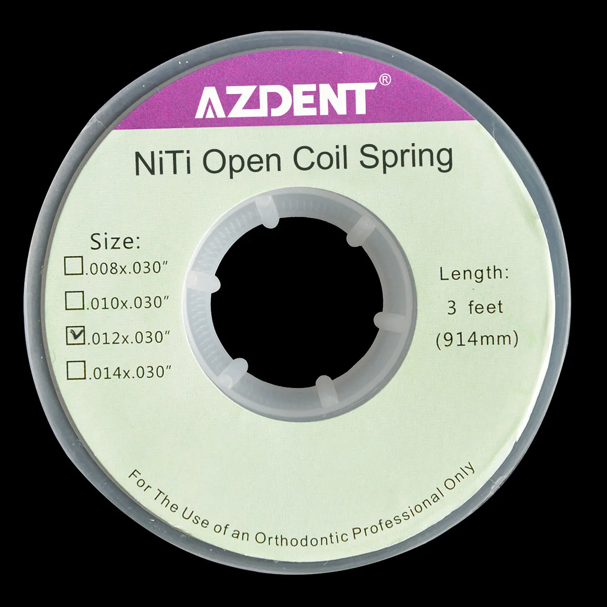 1 STÜCK/Rolle AZDENT Dental Kieferorthopädische Niti Offene Schraubenfedern Größe 010/012 Länge 914 mm 3 Fuß Zahnmedizinwerkzeuge – Detail 4