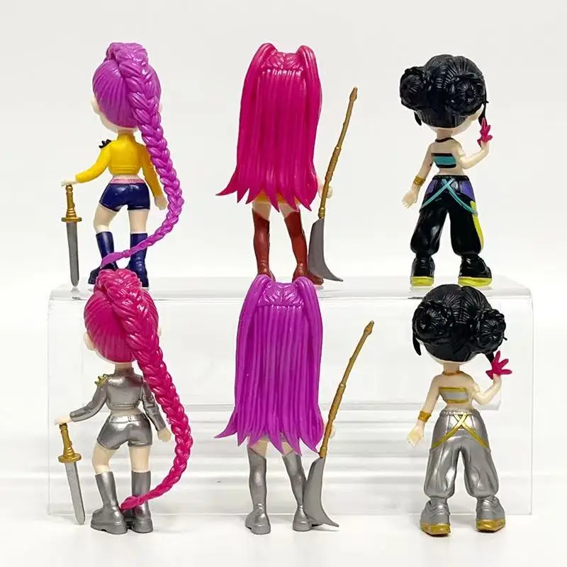 Demon Hunters Anime Kpop Figura Modello Scatola cieca Giocattolo Cartoon Periferiche da gioco Decorazione da scrivania Modello di raccolta per regalo per bambini