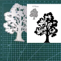 Tree of Life metalowe matryce do wycinania scrapbookingu dla tworzenie kartek DIY wytłaczane wycinki do rękodzieła matryca