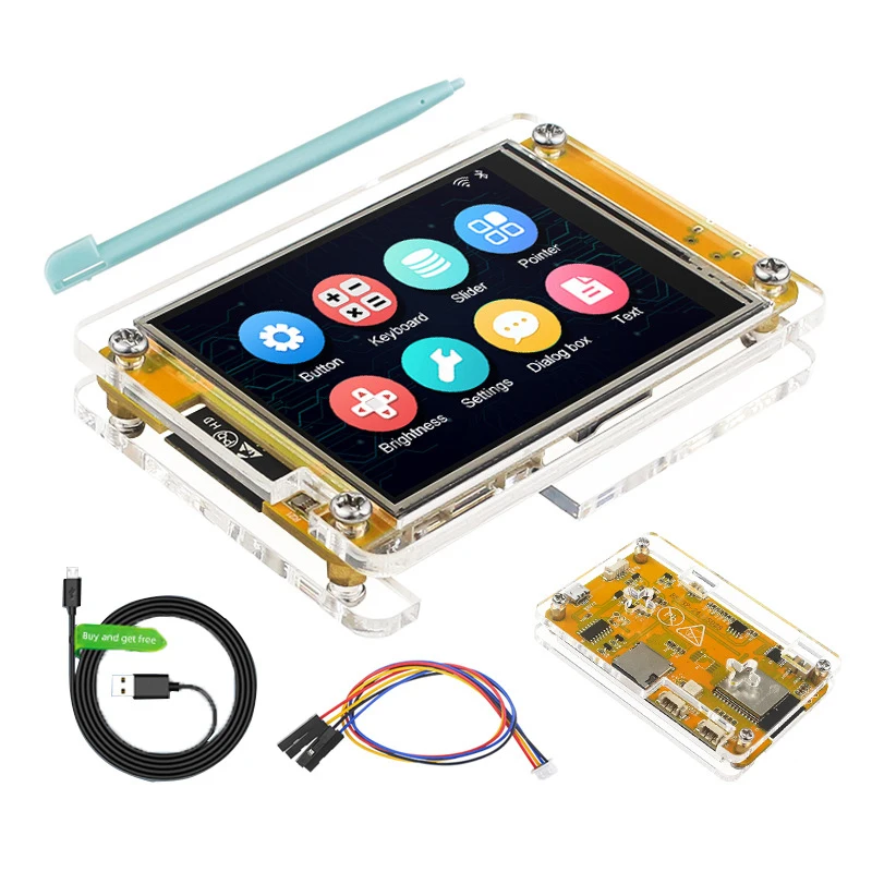 Imagem -06 - Placa de Desenvolvimento Esp32 com Tela Sensível ao Toque Smart Display Módulo Tft Wifi Bluetooth Lvgl 2.8 in 240*320