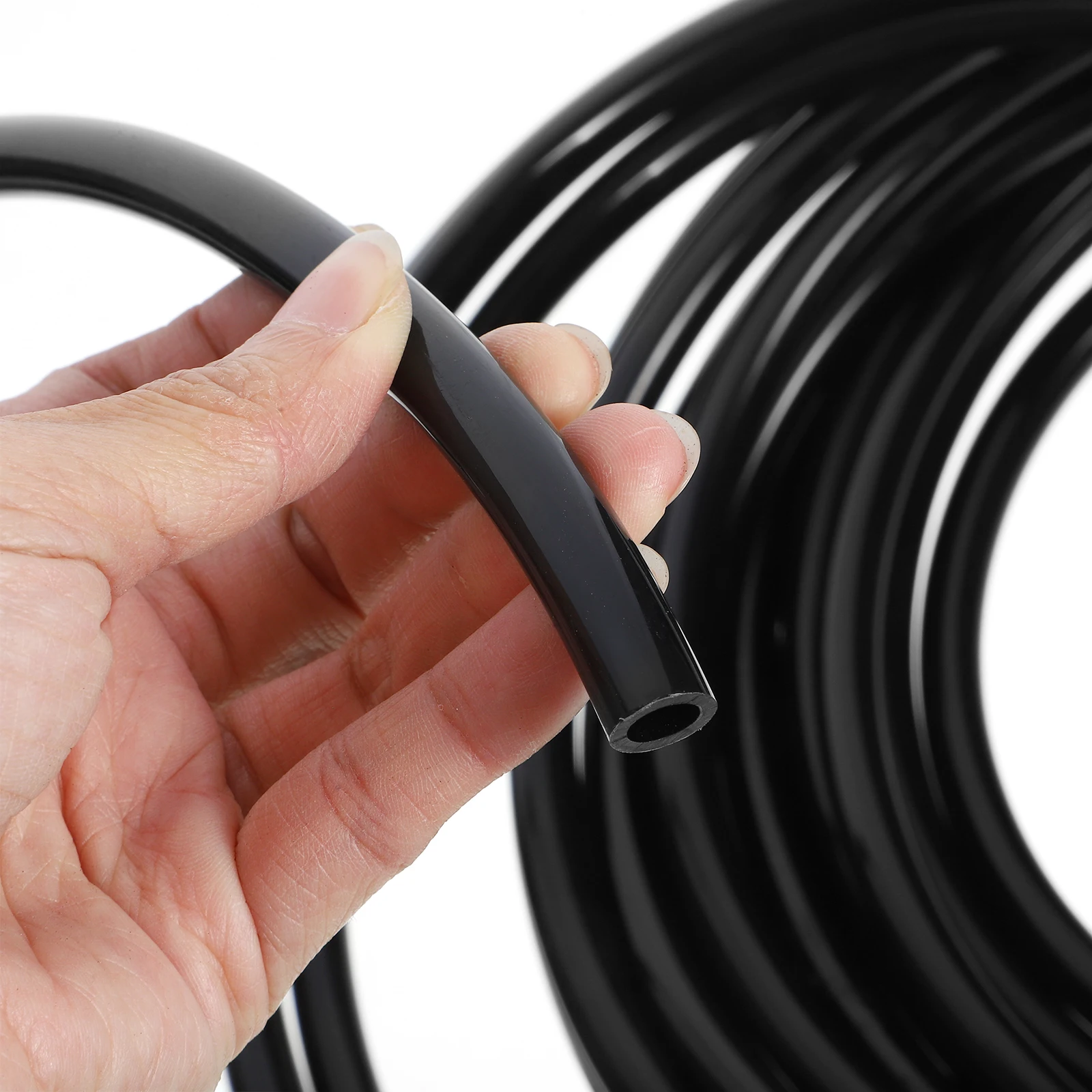 10M High- Pump Hose TPU Pneumatic Tubing Black Wear Resistant Explosion Proof Compressor Tubing for Gas Flow