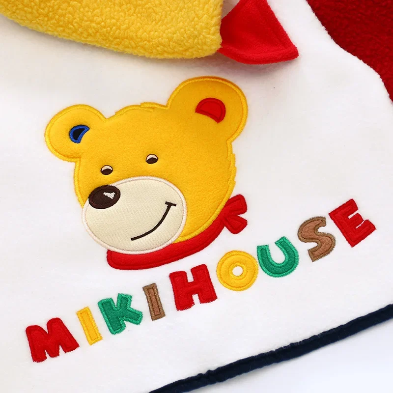 Winter Jacket Boys Clothes Baby Girl 2022 Cartoon Grandpa Bear Polar Fleece Magic Hooded Coat One Piece 2-8Y