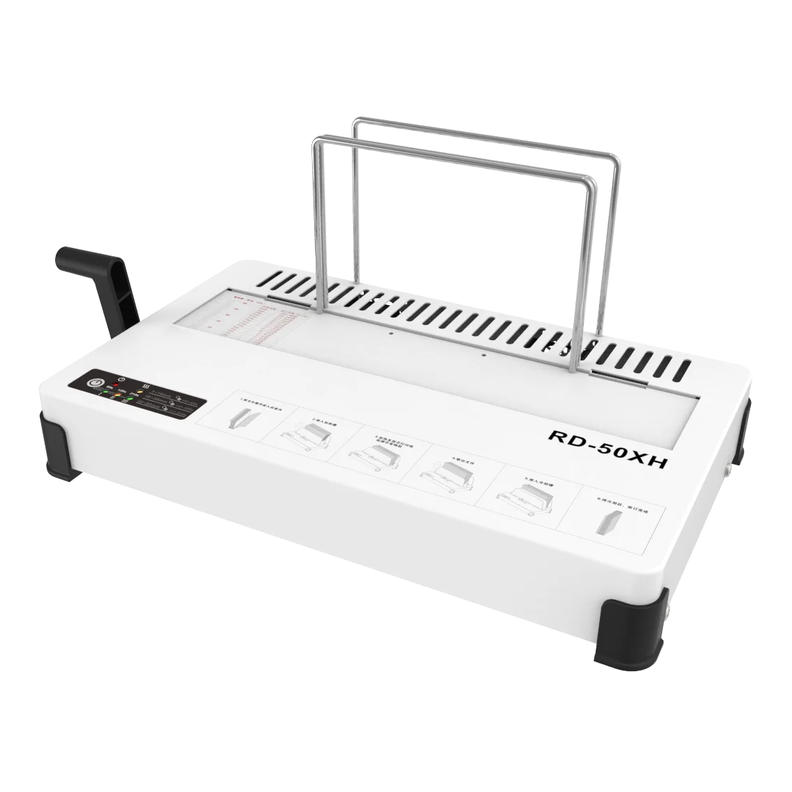 

Quality Assurance Electric PTC Heating 320mm A4 Size Hot Melt Glue Book Binding Machine With Automatic Clamping Function