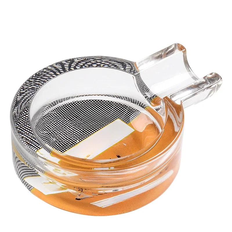 

Glass Cigar Ashtray Cigar Accessories Tobacco Smoking Travel Cigarette Cuba Ash Trays