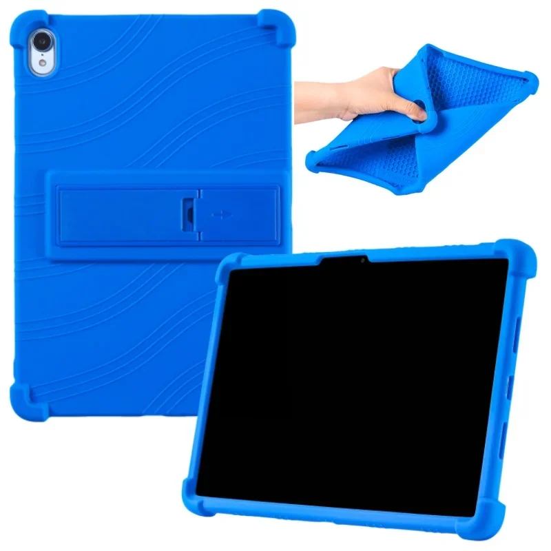 

Силиконовый чехол для Huawei MatePad SE 11 (2024), чехол AGS6-W09 11 дюймов, планшетный ПК, выдвижная подставка, мягкий чехол с 4 противоударными подушками безопасности