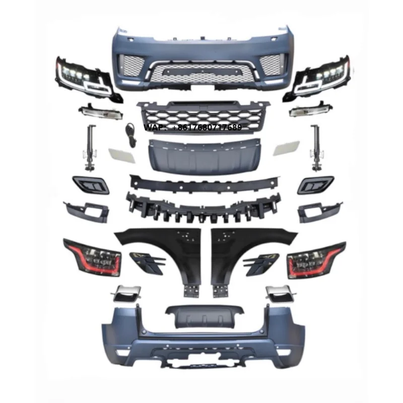 SIRU High Quality Exterior 2018-2022 Sport Old to New Factory Surround Kit for 2014-2017 Range Rover