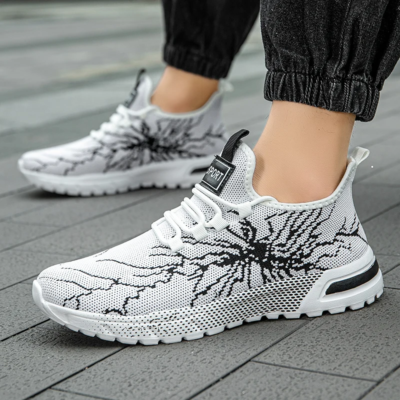 MAEDEF Men's Sneakers Summer Men Shoes Men Trekking Walking Gym Shoes Man Comfortable Training Shoe Male Casual Sports Shoes