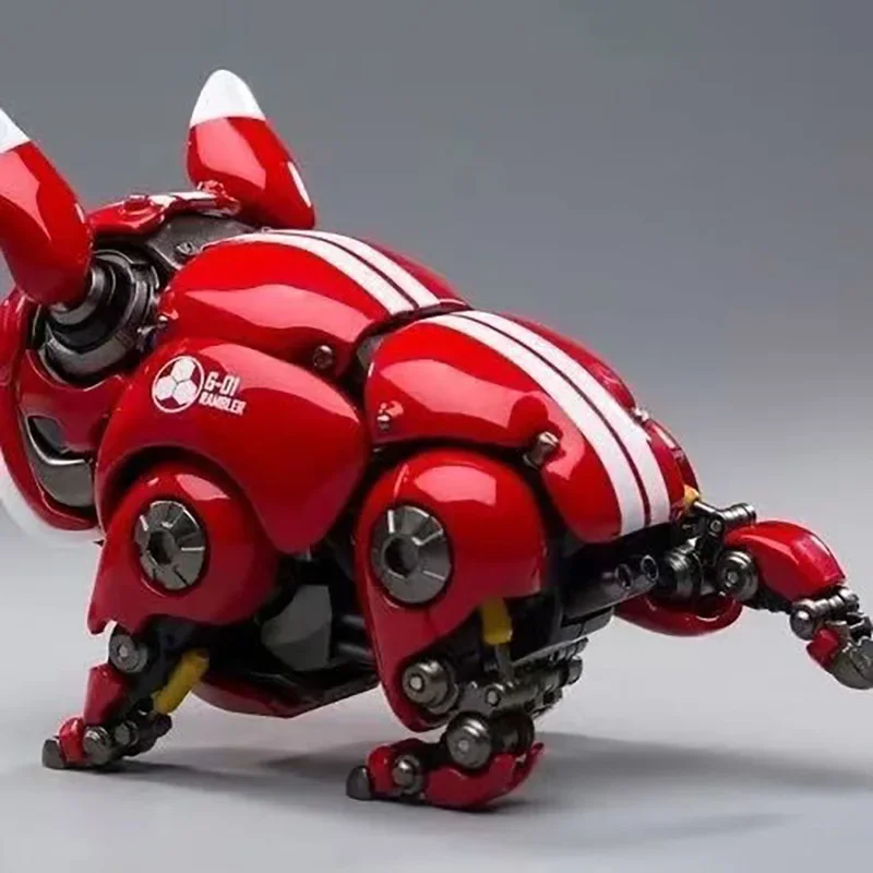 子供と大人のためのメカニカルトランスフォーマルブルドッグトイ,ロボット犬,アクションフィギュア,アニメモデル,人形,赤と緑のコレクション,新しい