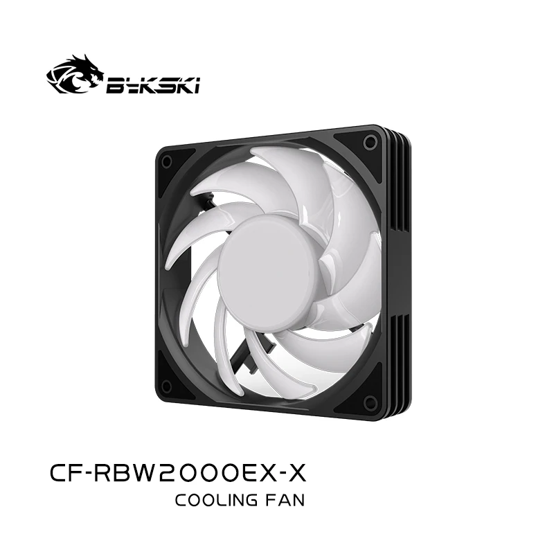 Bykski CF-RBW2000EX-X 120mm Fan Use for Water Cooling Radiator Computer PC Case 2000RPM Heatsink Support PWM Adjust Speed