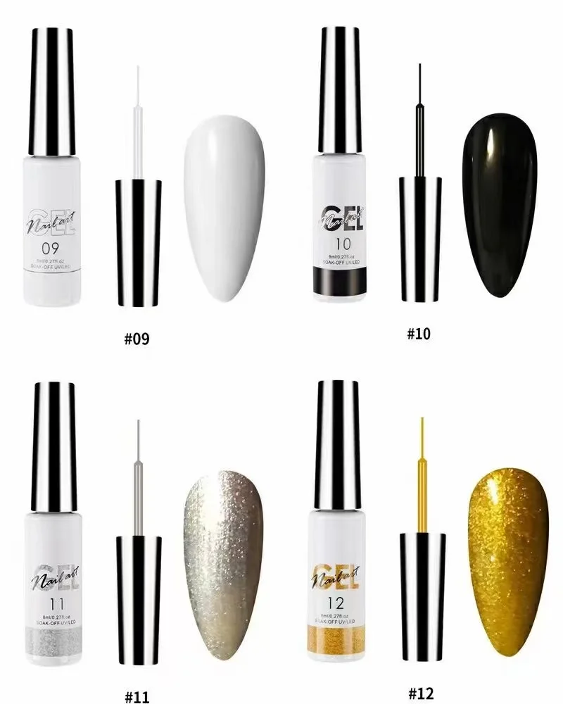 1 กล่องเล็บ UV GEL Builder ชุดสําหรับเล็บเคล็ดลับ Art เล็บ DIY เครื่องมือภาษาโปลิชคํากาวดึงกาวตกแต่ง