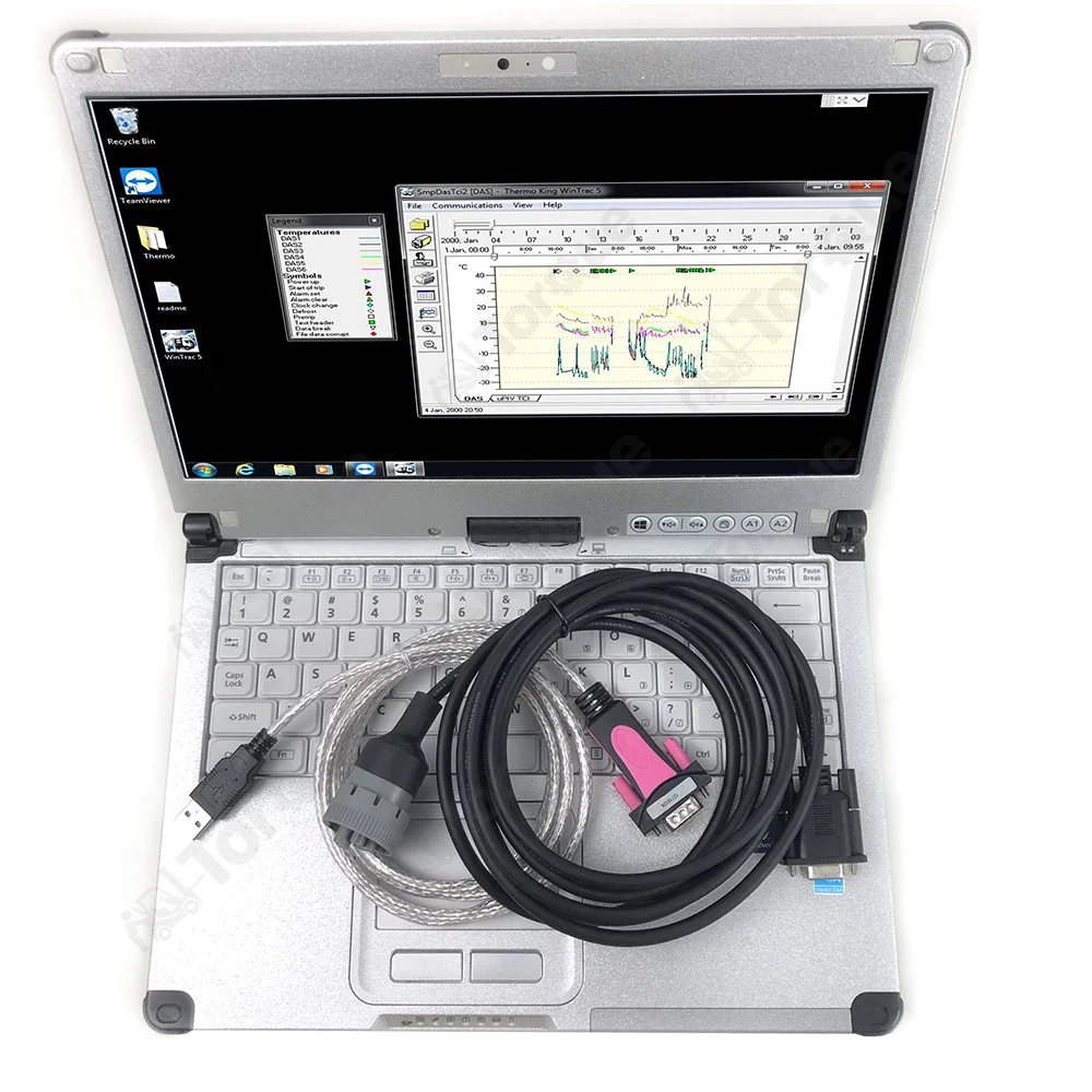 

CF C2 Laptop For Thermo King diagnostic tool Wintrac Thermo-King Diag Software Thermo King engine analyzer diagnostic tool