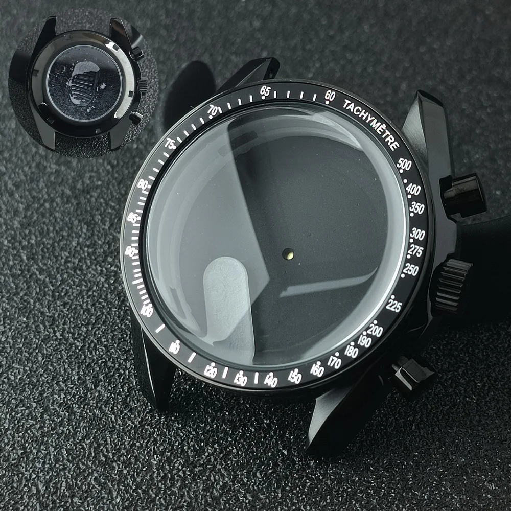 39.7mm watch metal case FIT VK63 movement case watch accessories suitable for 20mm strap vK63 dial hands
