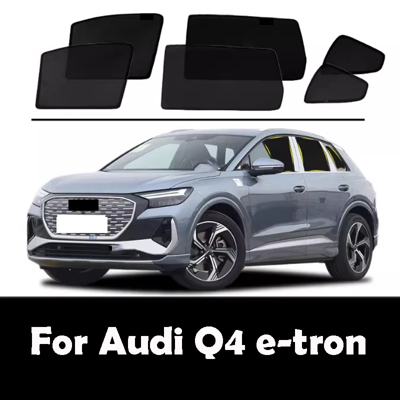 

Car Window SunShade Shield Front Windshield Rear Window For Audi Q4 e-tron 2022-2024