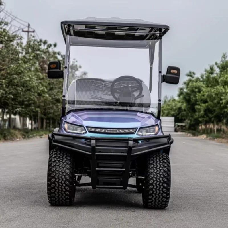 Off-road electric sightseeing four-wheel golf cart, sales office property viewing hotel reception classic car