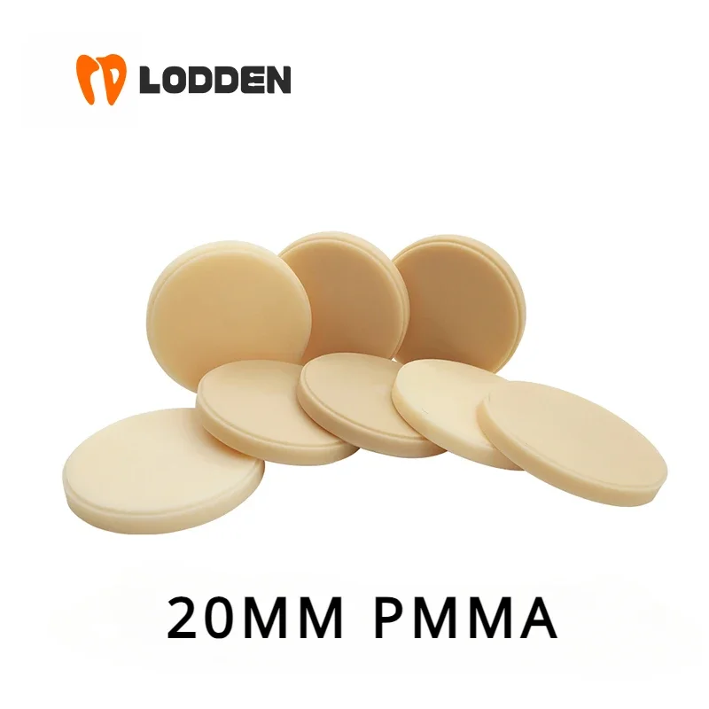 20MM Dental PMMA Monolayer For Dental Lab Materials Preshade Monochrome 98MM Resin Disc CAM/CAD VITA 16 Color Dentist Materials