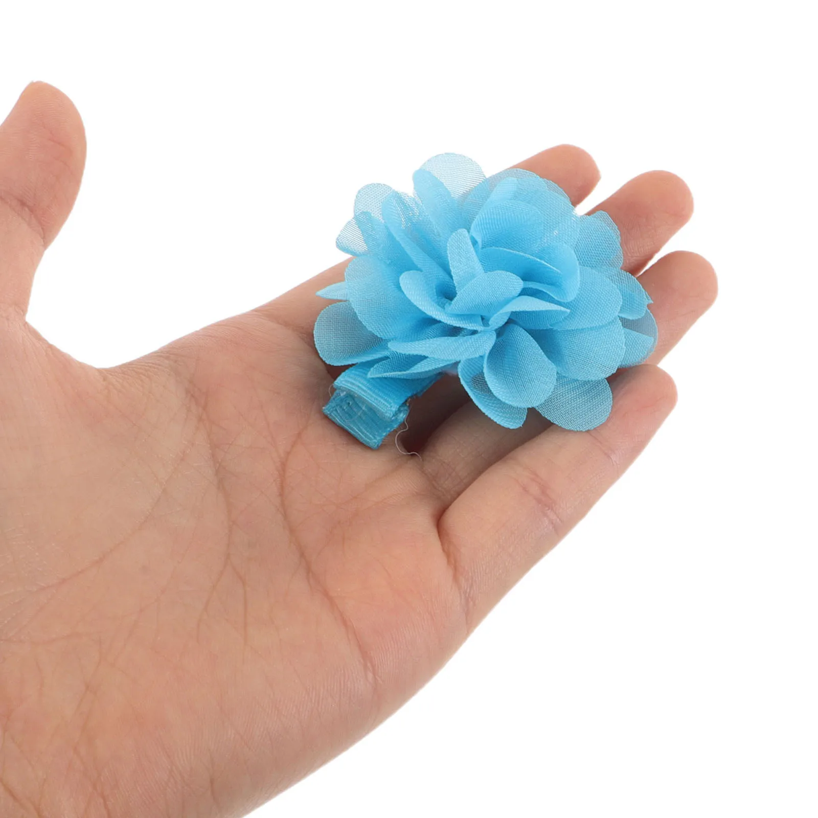 

30Pcs Mini Flower Hair Clips Chiffon Pet Accessories Small Dogs Cats Birthday Grooming Pet Flower Hair Clips Small Dogs Bows