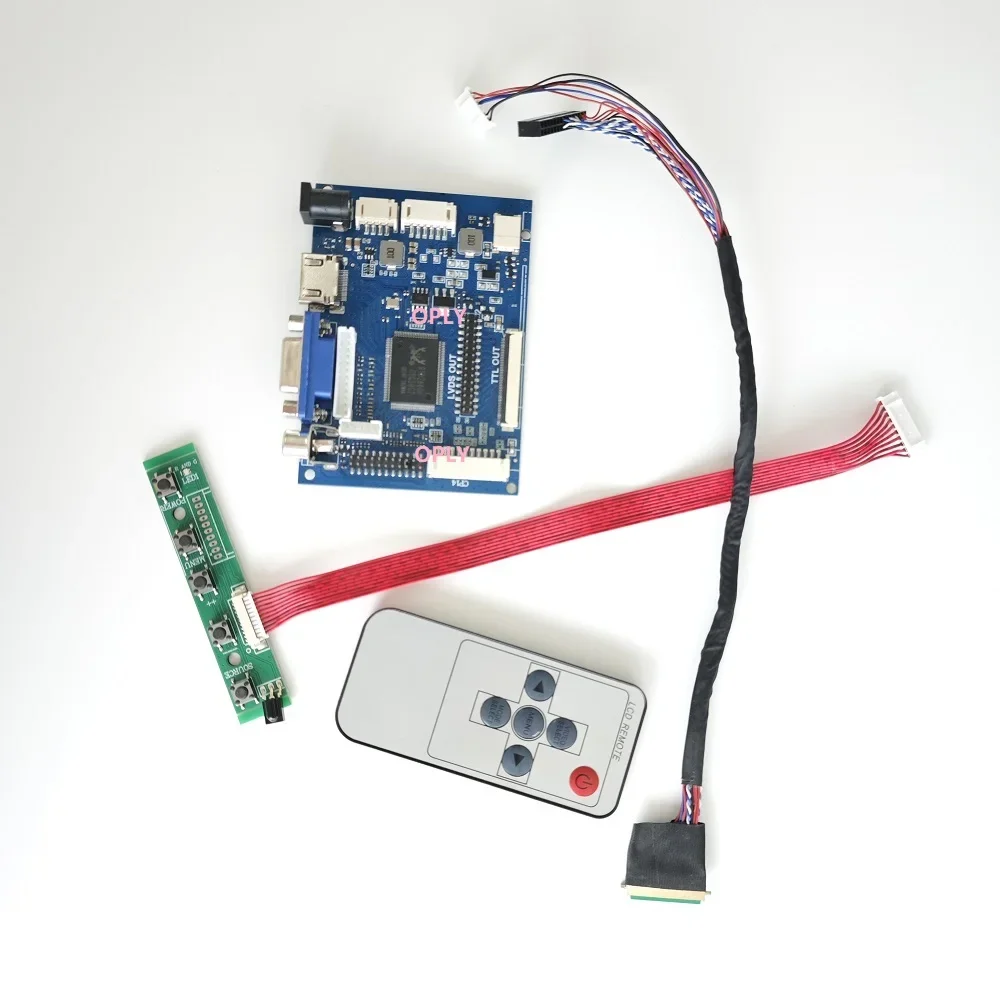 

For B140XW03 V0 B140XW03 V1 B140XW03 14" 1366×768 40Pin Display LVDS LCD Panel Controller board WLED VGA AV HDMI-Compatible Kit