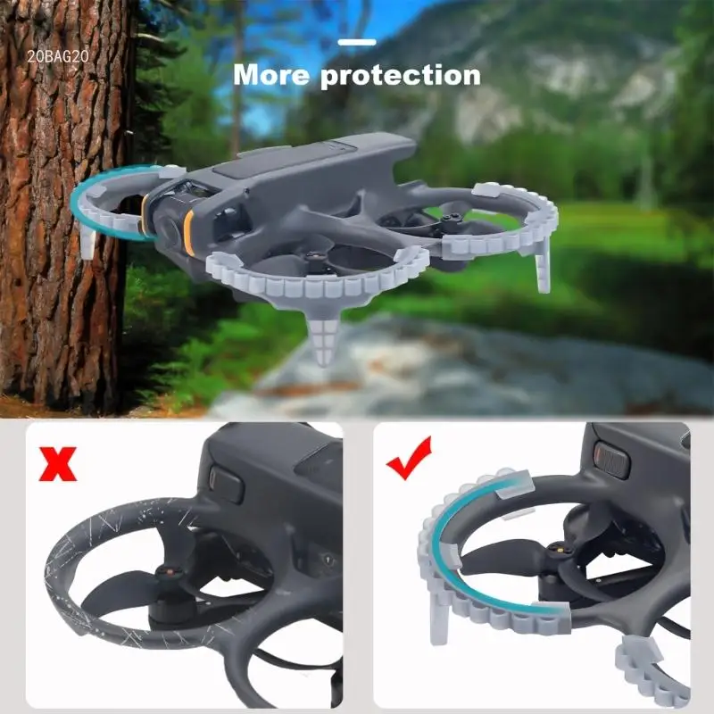 Protective Bumper for Avata 2 Drones Accessories Propellers Guard Anti-Collision Impacts Protectors Bumper