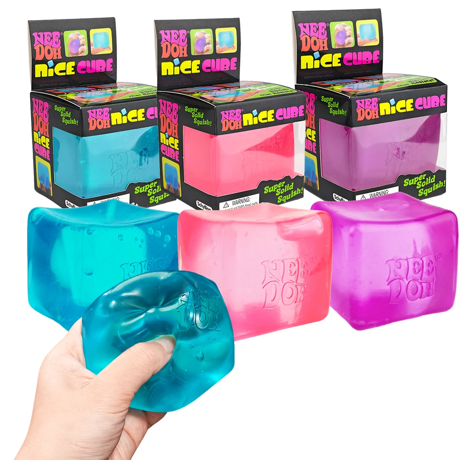 Fire Starter Cube - Needoh Nice Cube Sensorischer Stressabbau-Würfel, Langsam