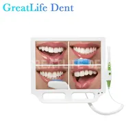 GreatLife Dent All-in-one Computer Touch Screen Windows 10 Computer 17inch Monitor Computer Dental Intraoral Camera with Monitor